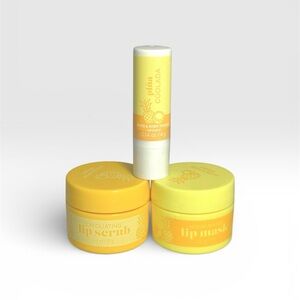 Bath & Body Works PINA COOLADA  LIP BALM, LIP SCRUB, LIP MASK Set NEW!!!